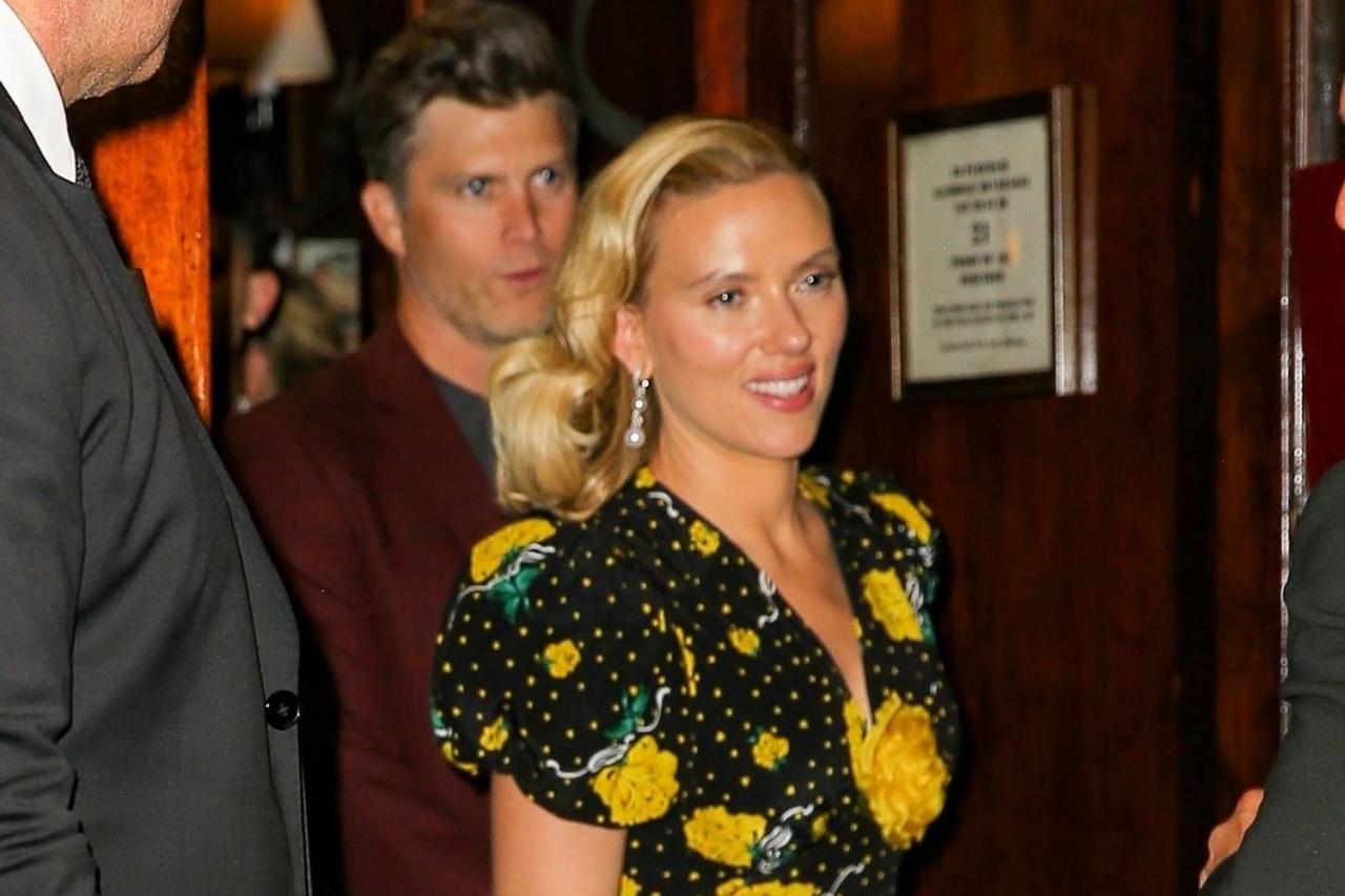 Scarlett Johansson and Colin Jost Leave Afterparty of ‘Asteroid City’ Premiere Hand-In-Hand
